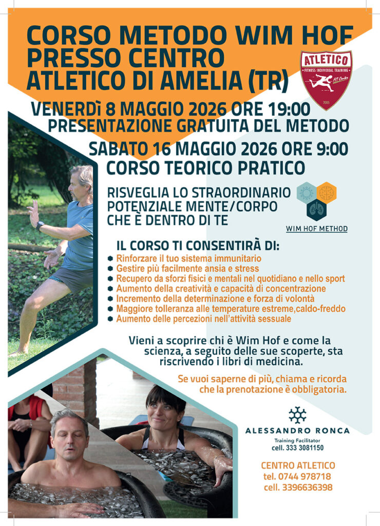 amelia 2026 corso wim hof